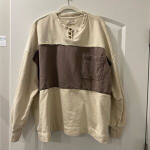 NWOT Free people strawberry sweatshirt